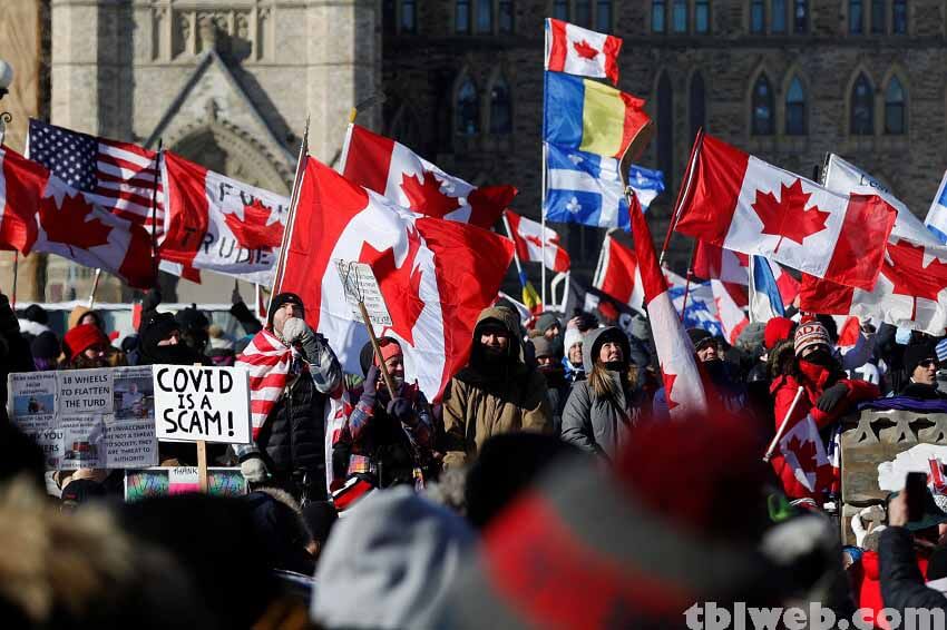 การประท้วงโควิดของแคนาดาคุกคามการค้ากับสหรัฐฯ สมาชิกสภานิติบัญญัติของแคนาดาแสดงความกังวลมากขึ้นในวันอังคารเกี่ยวกับผลกระทบ